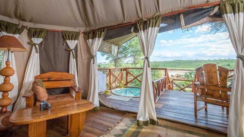 Elephant Bedroom Camp Archers Post Esterno foto